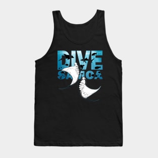 Giant Manta Rays Dive Samoa Tank Top